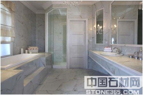 石材在浴室中的运用